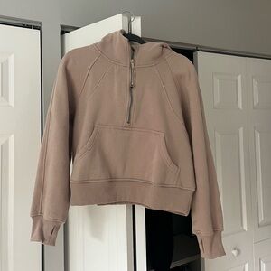 Women's Taupe Hoodie Sweater